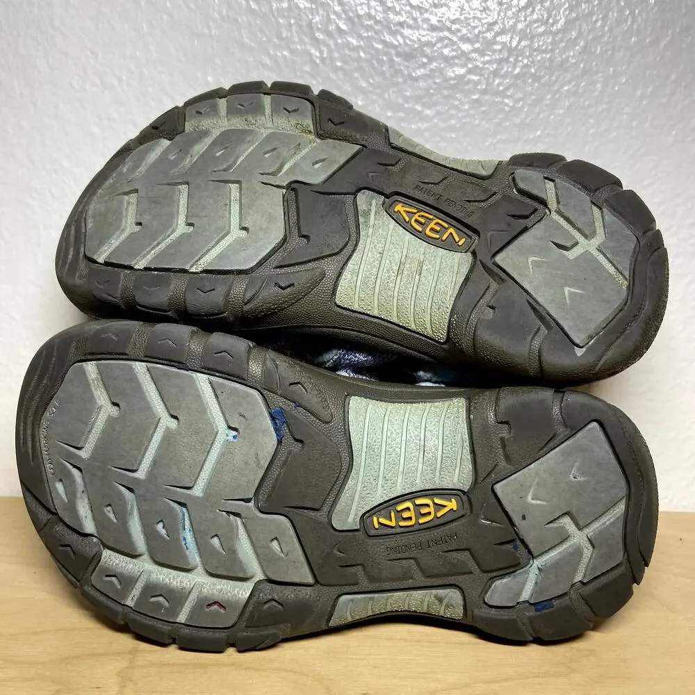 Keen Newport H2 Sandals Waterproof Fast Drying Pull Loops Blue Purple Floral 2